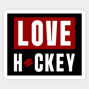 LOVE HOCKEY || V1 Sticker